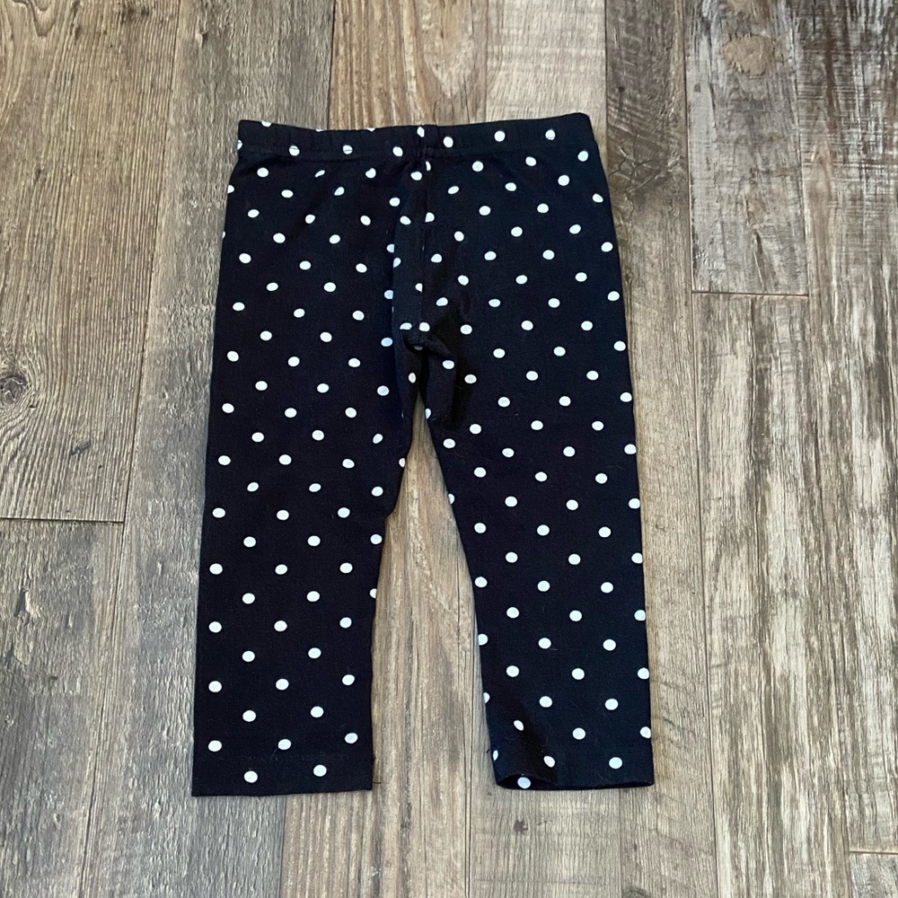 Disney Black and White Polka Dot Leggings